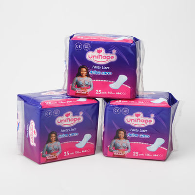 quality 155mm Panty Liner Disposable Soft Printing Anion Sanitary Pad For Women Performance factory